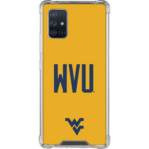 West Virginia University WVU Galaxy A71 5G Clear Case