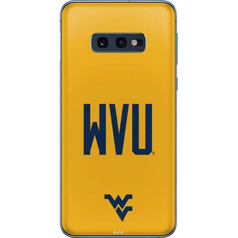 West Virginia University WVU Galaxy S10e Skin