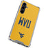 West Virginia University WVU Galaxy S23 FE Clear Case