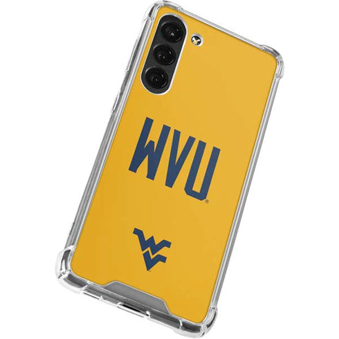 West Virginia University WVU Galaxy S23 Plus Clear Case