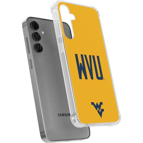 West Virginia University WVU Galaxy S24 Plus Clear Case