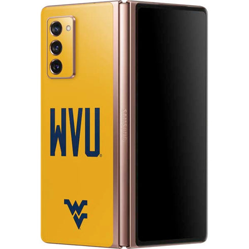 West Virginia University WVU Galaxy Z Fold2 5G Skin