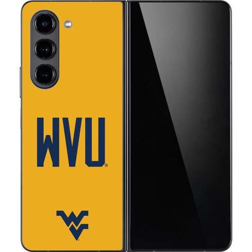 West Virginia University WVU Galaxy Z Fold5 5G Skin