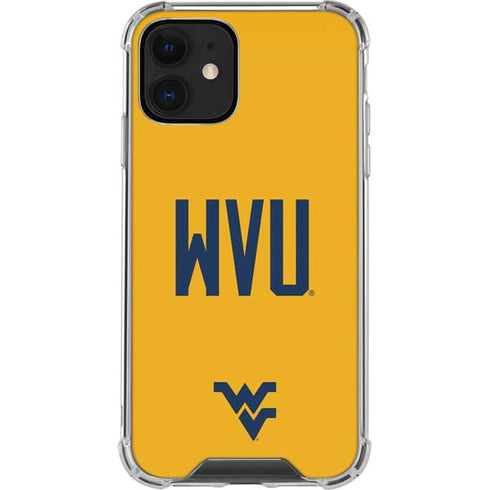 West Virginia University WVU iPhone 12 Clear Case