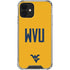 West Virginia University WVU iPhone 12 Clear Case