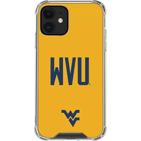 West Virginia University WVU iPhone 12 Mini Clear Case
