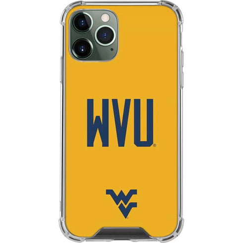 West Virginia University WVU iPhone 12 Pro Clear Case
