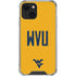 West Virginia University WVU iPhone 13 Clear Case