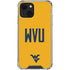 West Virginia University WVU iPhone 13 Mini Clear Case