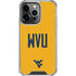 West Virginia University WVU iPhone 13 Pro Clear Case