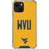 West Virginia University WVU iPhone 14 Plus Clear Case