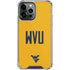 West Virginia University WVU iPhone 14 Pro Max Clear Case