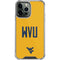 West Virginia University WVU iPhone 15 Pro Max Clear Case
