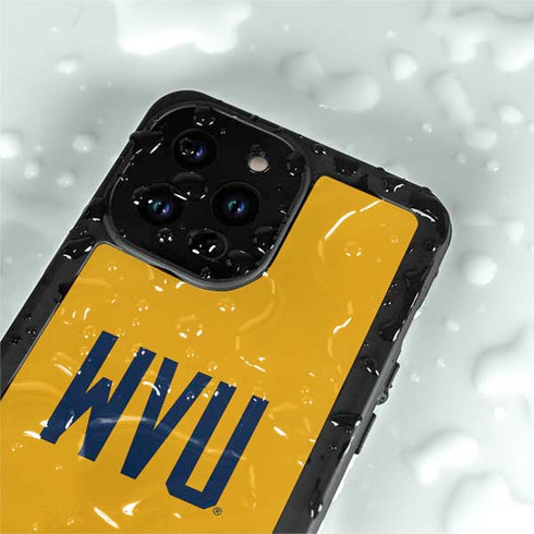 West Virginia University WVU iPhone 14 Pro Max Waterproof Case