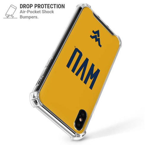 West Virginia University WVU iPhone XS Max Clear Case