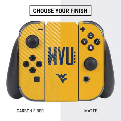 West Virginia University WVU Nintendo Switch Bundle Skin