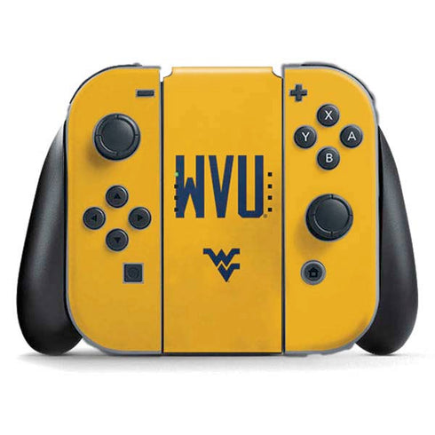 West Virginia University WVU Nintendo Switch (2017-2021) Joy-Con Controller Skin