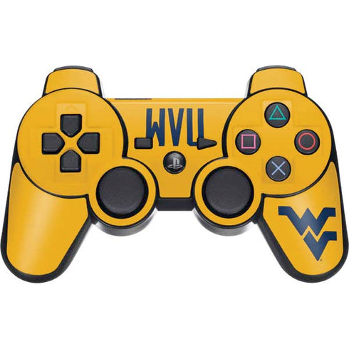 West Virginia University WVU PS3 Dual Shock wireless controller Skin