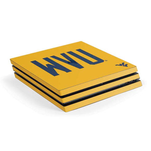 West Virginia University WVU PS4 Pro Console Skin