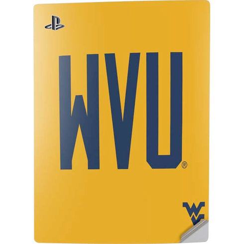 West Virginia University WVU PS5 Digital Edition Console Skin