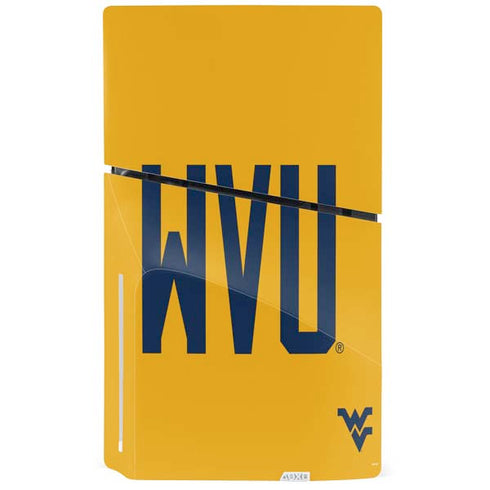 West Virginia University WVU PS5 Slim Disk Console Skin