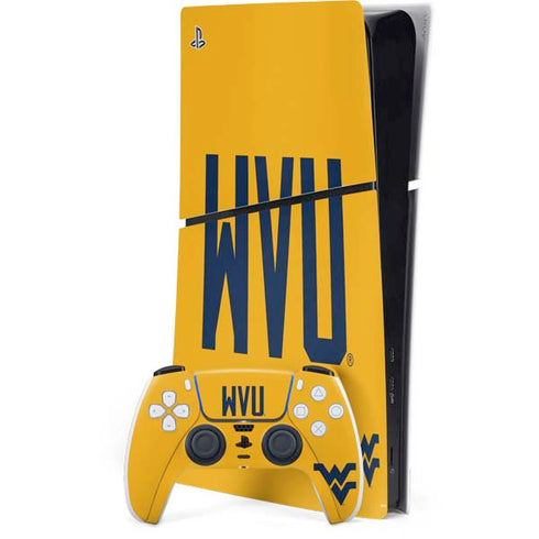 West Virginia University WVU PS5 Slim Digital Edition Console Skin