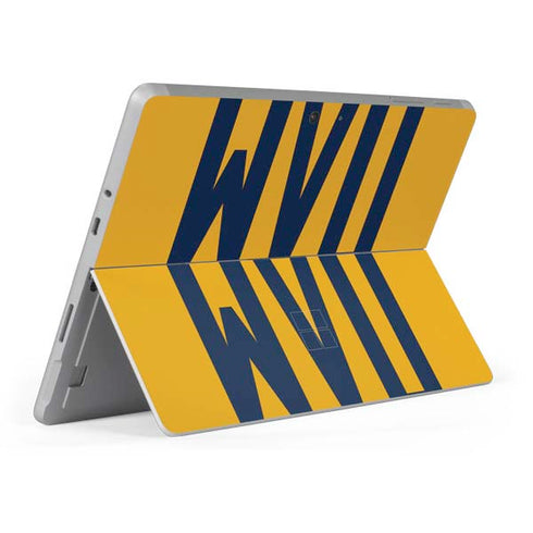 West Virginia University WVU Surface Go Skin