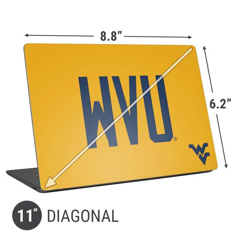 West Virginia University WVU Universal Laptop 11in (8.8 x 6.2in) Skin