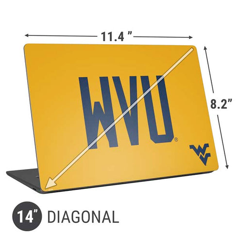 West Virginia University WVU Universal Laptop 14in (11.4 x 8.2in) Skin