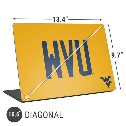 West Virginia University WVU Universal Laptop 16.6in (13.4 x 9.7in) Skin
