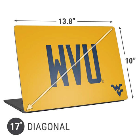 West Virginia University WVU Universal Laptop 17in (13.8 x 10in) Skin