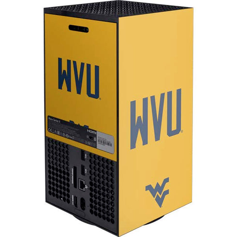 West Virginia University WVU Xbox Series X Console Skin
