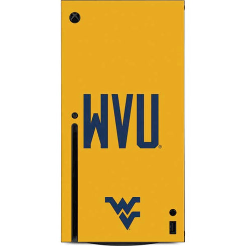 West Virginia University WVU Xbox Series X Console Skin