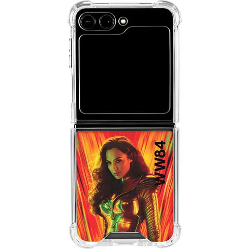 Wonder Woman 1984 (2020) WW84 Galaxy Z Flip5 5G Clear Case