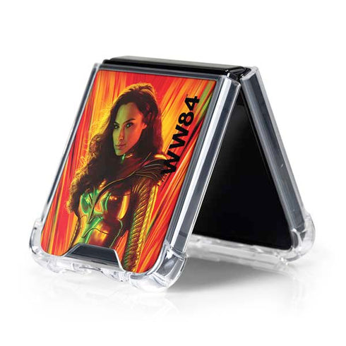Wonder Woman 1984 (2020) WW84 Galaxy Z Flip5 5G Clear Case