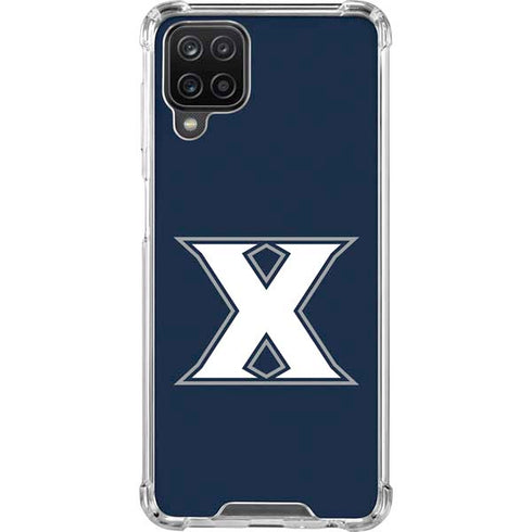 Xavier University Logo Galaxy A12 Clear Case