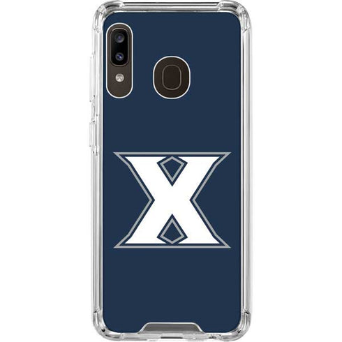 Xavier University Logo Galaxy A30 Clear Case