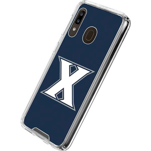 Xavier University Logo Galaxy A30 Clear Case