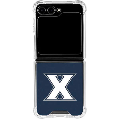 Xavier University Logo Galaxy Z Flip5 5G Clear Case