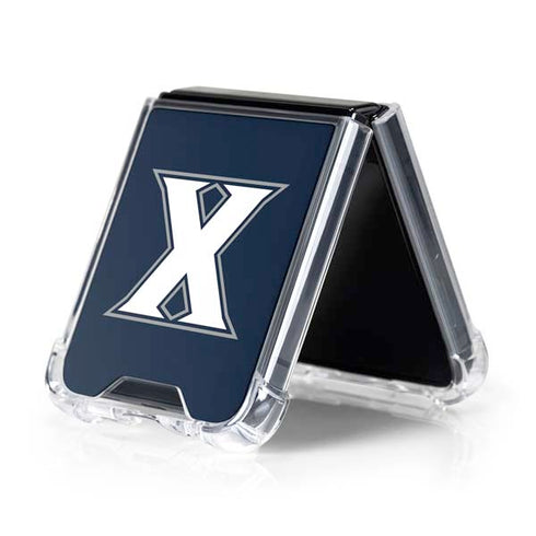 Xavier University Logo Galaxy Z Flip5 5G Clear Case