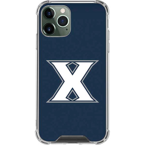 Xavier University Logo iPhone 11 Pro Max Clear Case