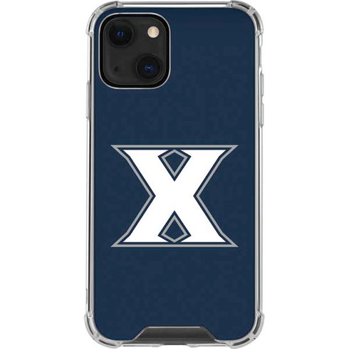 Xavier University Logo iPhone 14 Plus Clear Case