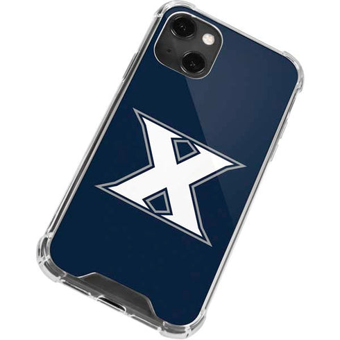 Xavier University Logo iPhone 15 Plus Clear Case