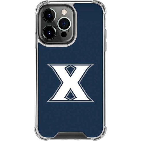 Xavier University Logo iPhone 15 Pro Clear Case