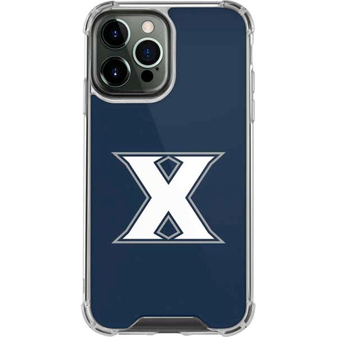 Xavier University Logo iPhone 15 Pro Max Clear Case