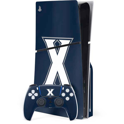 Xavier University Logo PS5 Slim Disk Bundle Skin