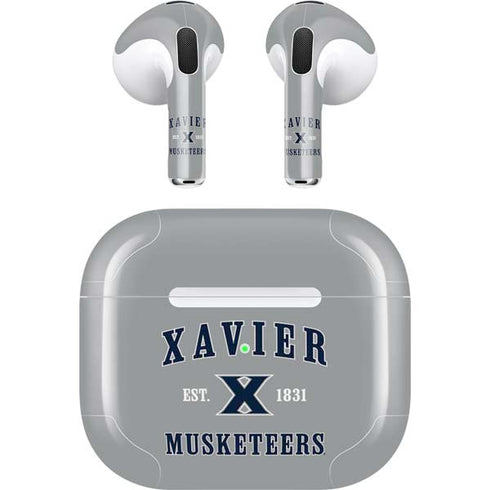 Xavier University Musketeers Est 1831 Apple AirPods (3rd Gen 2021) Skin