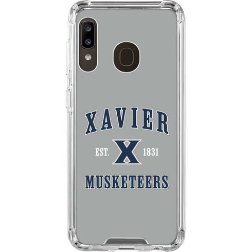 Xavier University Musketeers Est 1831 Galaxy A30 Clear Case