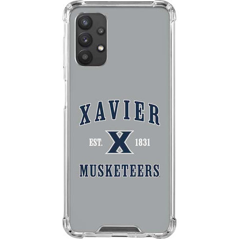 Xavier University Musketeers Est 1831 Galaxy A32 5G Clear Case