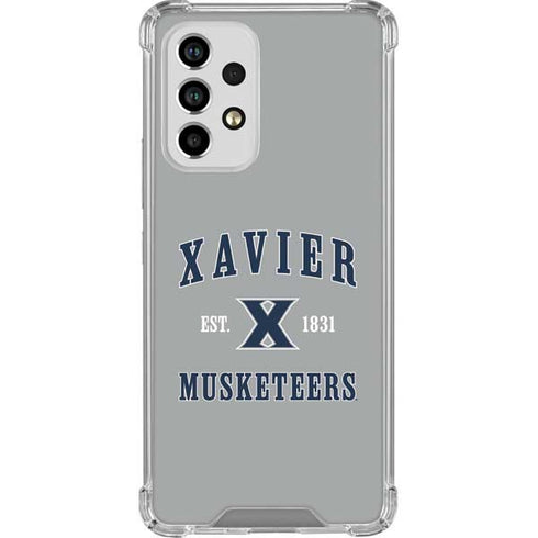Xavier University Musketeers Est 1831 Galaxy A53 5G Clear Case